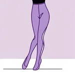 light purple tights image